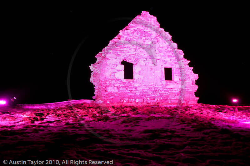 Mirrie Dancers Illuminations - Auld Chapel, Longfield, Dunrossness