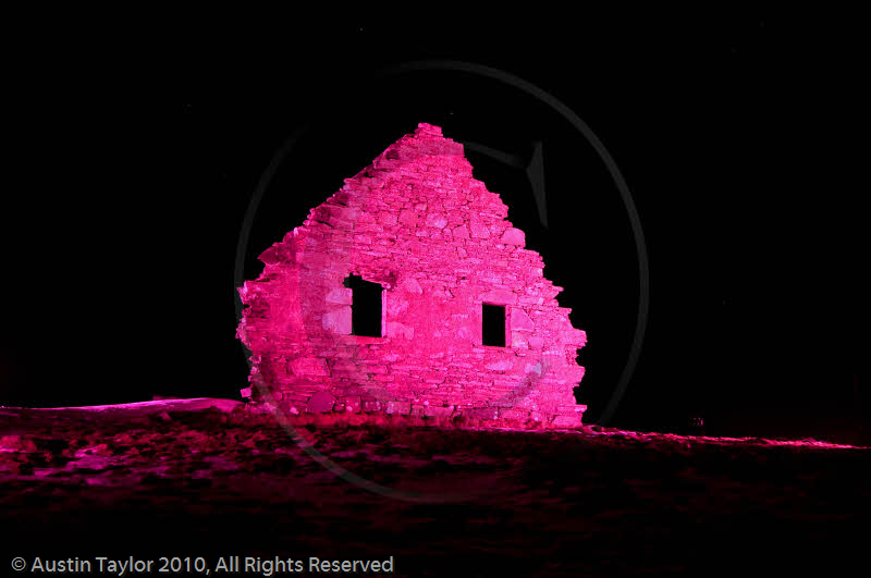Mirrie Dancers Illuminations - Auld Chapel, Longfield, Dunrossness