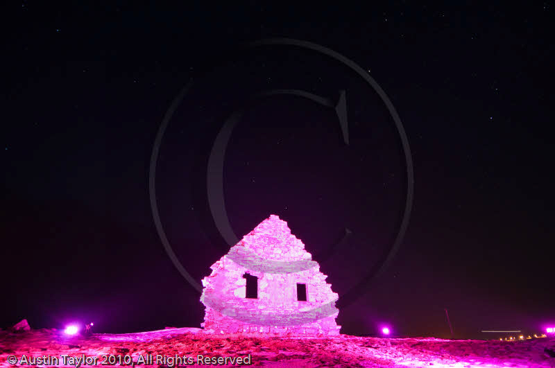 Mirrie Dancers Illuminations - Auld Chapel, Longfield, Dunrossness