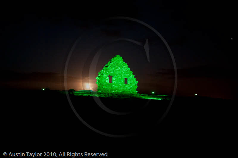 Mirrie Dancers Illuminations - Auld Chapel, Longfield, Dunrossness