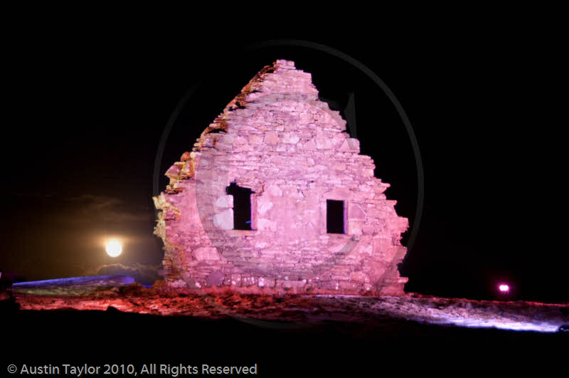 Mirrie Dancers Illuminations - Auld Chapel, Longfield, Dunrossness