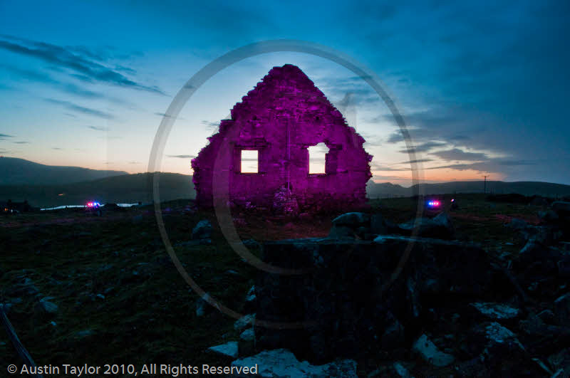 Mirrie Dancers Illuminations - Auld Chapel, Longfield, Dunrossness