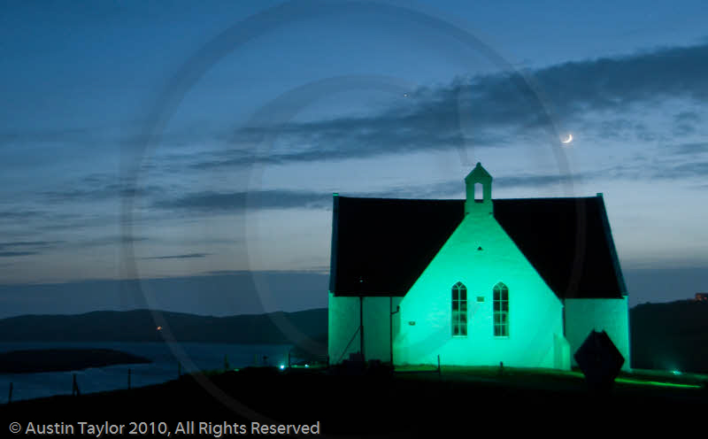 Mirrie Dancers Illuminations - Reawick Congregational Church