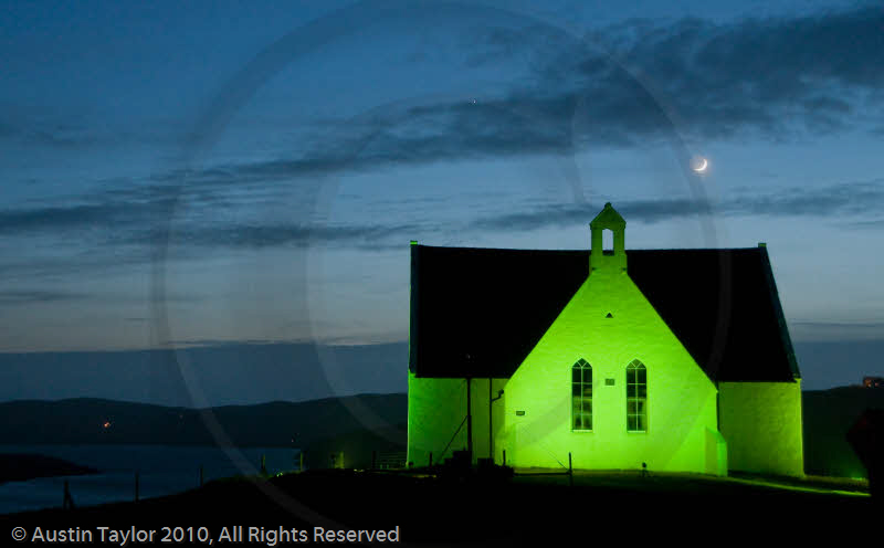 Mirrie Dancers Illuminations - Reawick Congregational Church