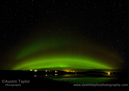 Aurora at Wadbister Voe, Shetland, 18 October 2007, by Austin Taylor