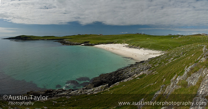 A Summer day at Meal Beach, West Burra, Hamnavoe, Shetland