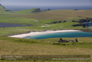 Sands of Scousburgh and Loch of Spiggie from the Ward of Scousburgh