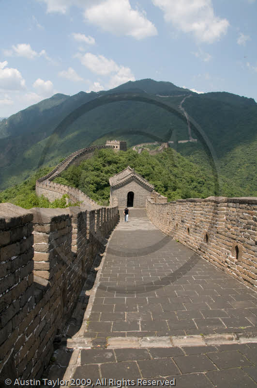 The Great Wall at Mutianyu, north of Beijing