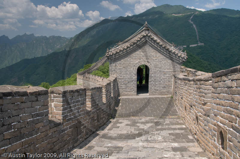 The Great Wall at Mutianyu, north of Beijing