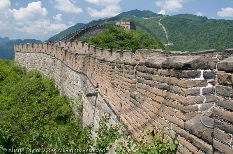 The Great Wall at Mutianyu, north of Beijing