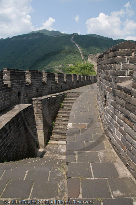 The Great Wall at Mutianyu, north of Beijing