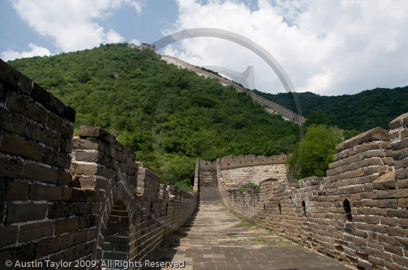 The Great Wall at Mutianyu, north of Beijing