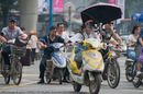 Traffic, central Chengdu, Sichuan