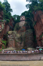 Leshan Giant Buddha the confluence of the Min (Minjiang), Dadu and Qingyi Rivers, Sichuan