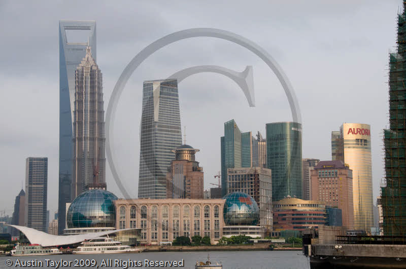Tall buildings in Central Business District, Shanghai