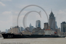 Ships, boats and buildings along the Huangpu River, central Shanghai