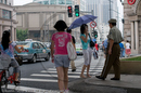 Buildings, people and activity along Henan Nan Lu, Shanghai