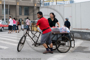 Buildings, people and activity along Henan Nan Lu, Shanghai