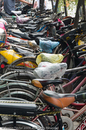 Bicycless in the area bounded by Yu Bazaar, Cang Bao Lu, Old City Mosque and Chonxiangge Nunnery, Shanghai