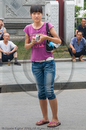 People and activities in the area bounded by Yu Bazaar, Cang Bao Lu, Old City Mosque and Chonxiangge Nunnery, Shanghai