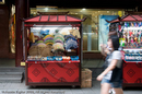 Fans in a display stand at Yu Bazaar, Shanghai