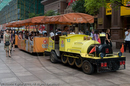 Little road train on Nanjing Road, Shanghai