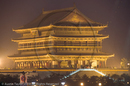 Drum Tower at night, Xi'an