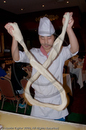 Noodle making at restaurant, Xi'an