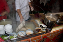 Noodle making at restaurant, Xi'an
