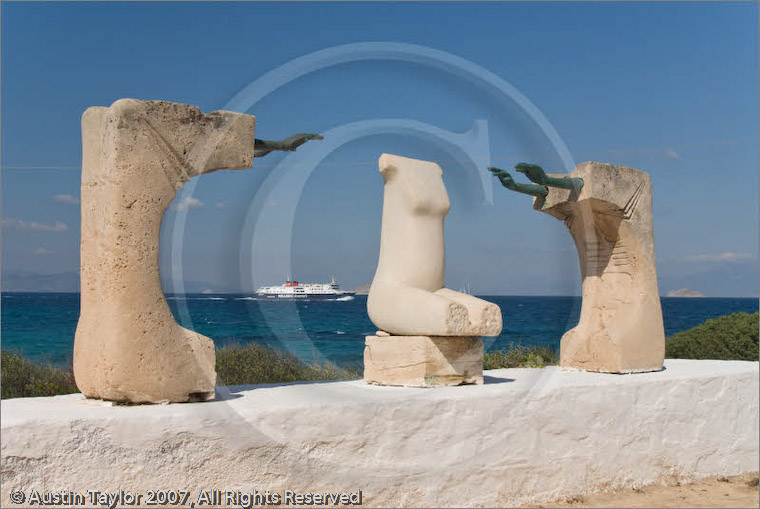 Scupltures at the Christos Kapralos Museum, Aegina, Greece 24 September 2007