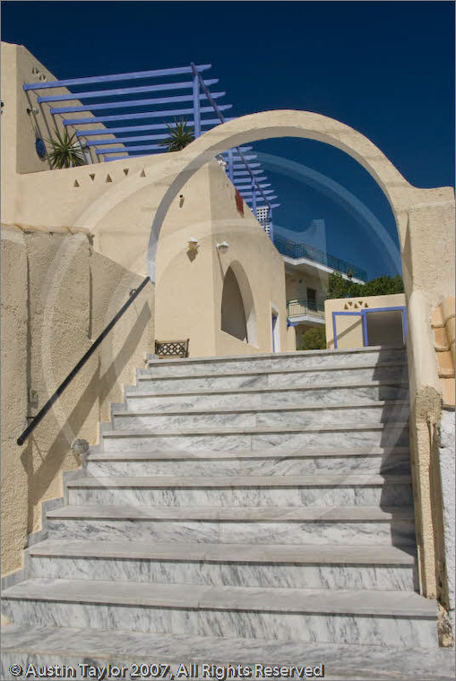 Steps at Aghia Marina, Aegina, Greece 24 September 2007Aegina, Greece 24 September 2007