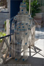 Plastic bottles sculpture, Aghia Marina, Aegina, Greece 24 September 2007