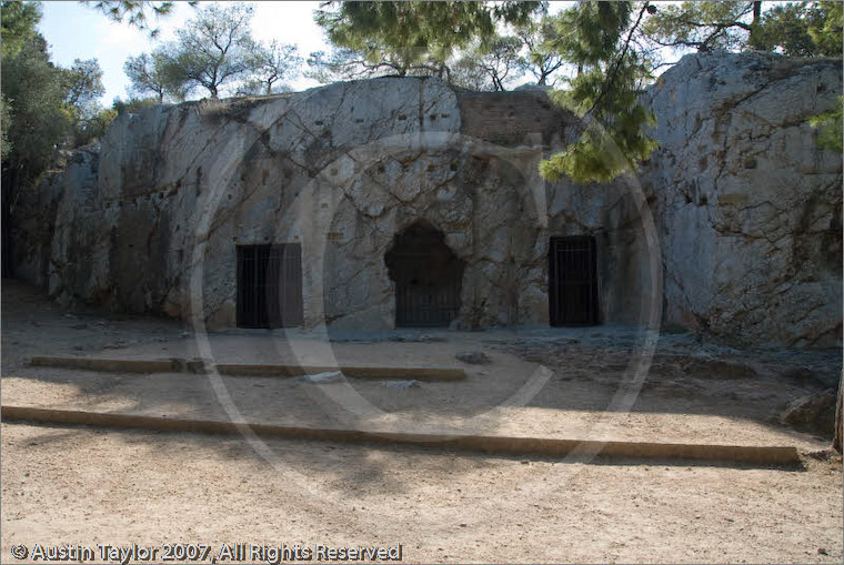 Prison of Socrates, Athens, Greece 21 September 2007