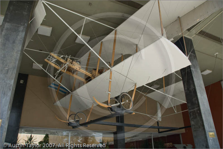 Replica of "Daedalus", first Greek military aircraft used in Balkan War December 5, 1912, at Military Museum in Athens, Greece 22 September 2007