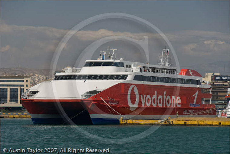 Various ships and  ferries at port of Piraeus, Athens, Greece 23 September 2007