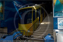 Funicular railway up Lykavittos Hill, Athens, Greece 22 September 2007
