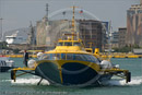 Flying dolphin ferries at port of Piraeus, Athens, Greece 23 September 2007