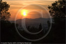 Sunset from the National Observatory, Athens, Greece 25 September 2007
