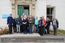 1 Stephen Grainger, 2 Ian Wallwork, 3 Russell Nisbet (Tutor), 4 Marianne Eagles, 5 Laurie Horam, 6 Caroline Pinder, 7 Austin Taylor, 8 Ulrike Weber, 9 David Blackler, 10 Janet Collins, 11 Lesley Gorman, 12 Clair Bale, 13 (hidden Pamela Wade), 14 Pat Skelton, 15 Reg Mitchell leaving group at end of 2013-10-09_16 Kindrogan - Field Studies Council Autumn Birds and Migration course at Kindrogran, near Enochdhu, Blairgowrie, Perth and Kinross