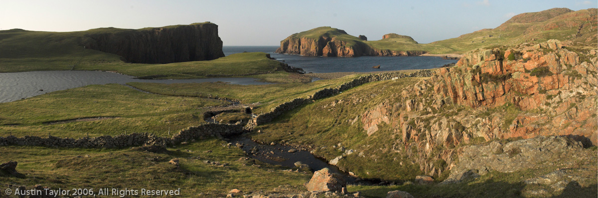 Town Loch and North Ham, Muckle Roe, Shetland