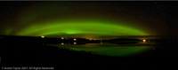 Aurora at Wadbister Voe, Shetland